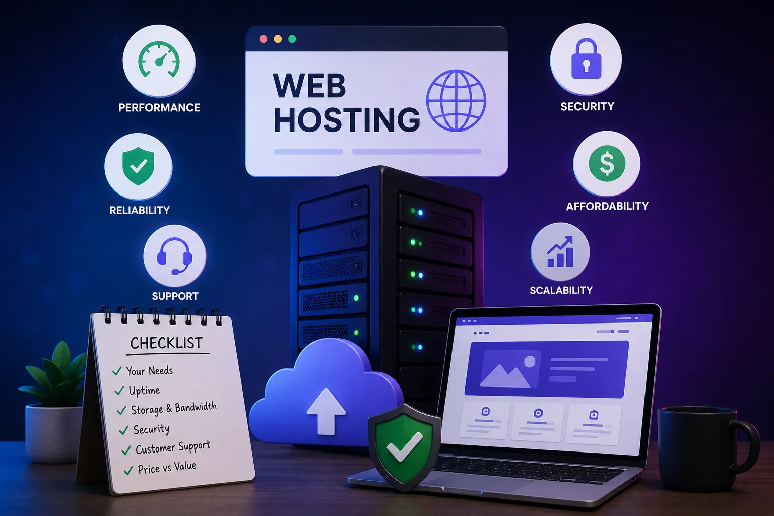 How to Choose Web Hosting for Your First Website (Without Overpaying)